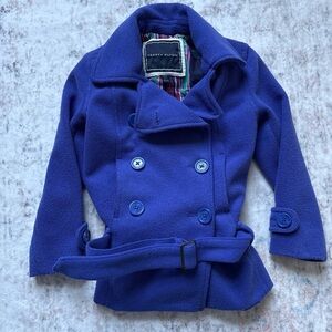 Kids Purple Button Up Jacket